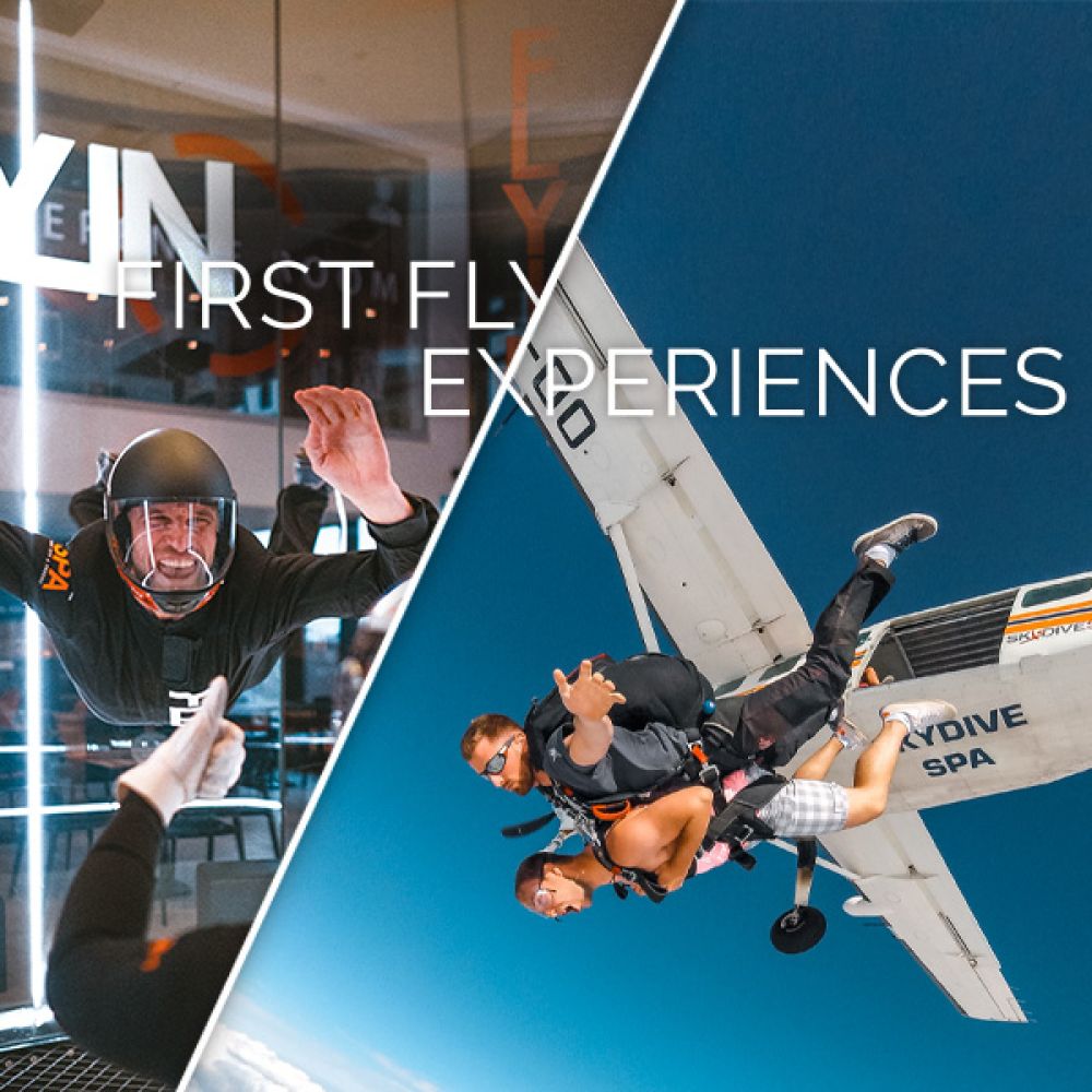 Saut Tandem « First Fly Experiences » avec reportage vidéo+photo